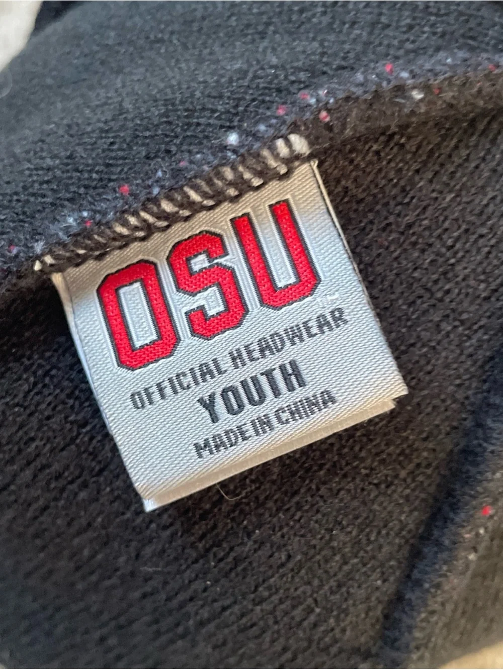 Ohio State Buckeyes Helmet Beanie Hat Youth Boys OSU Official Headwear